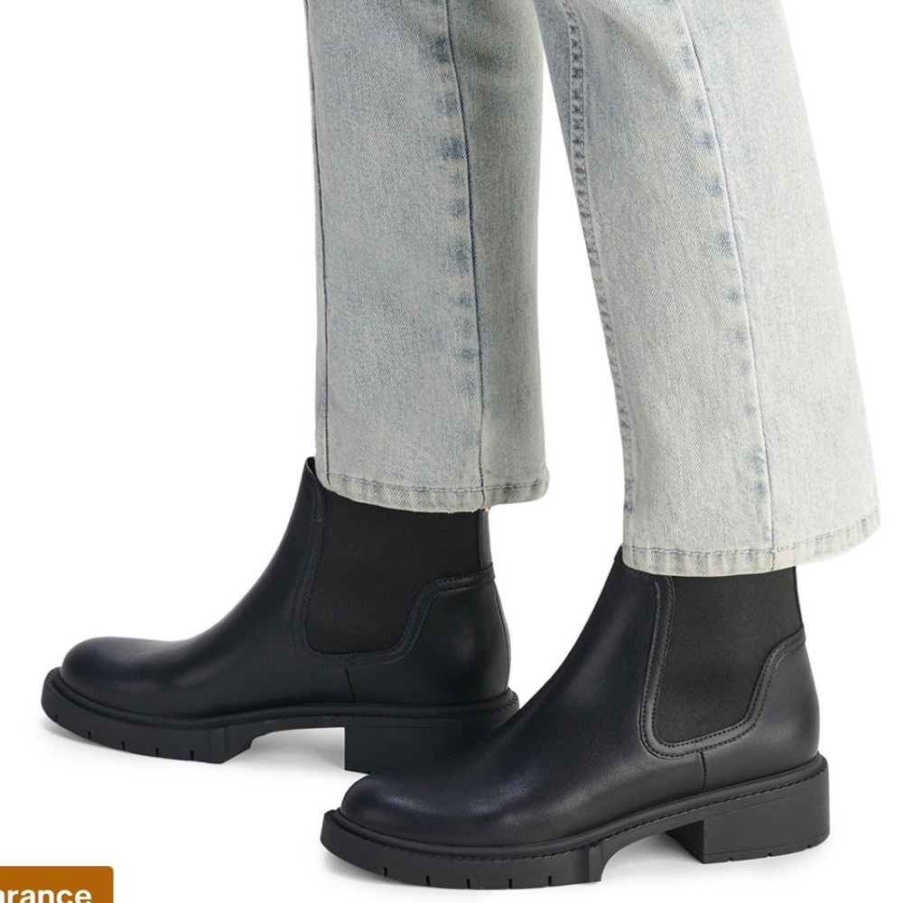 Coach Black leather Booties (Chelsea)